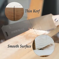 Ryoba japán fűrész, kétélű 265mm SK5 acél, 7-10/17 TPI, cserélhető penge 5