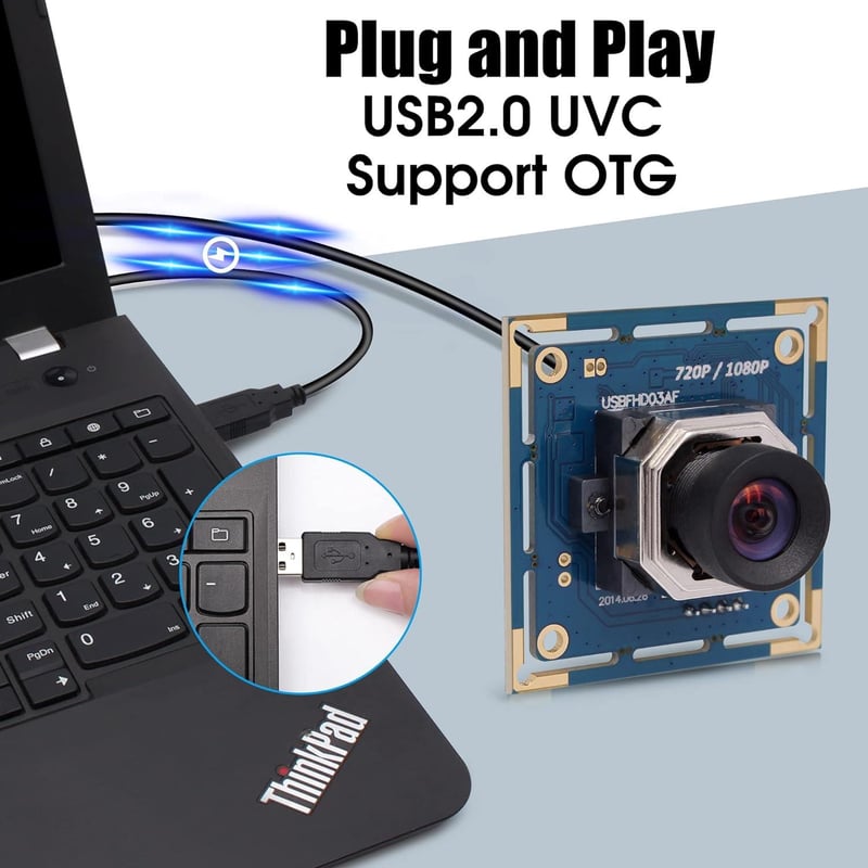 Autofókuszos 2MP HD USB Kameramodul Széles Látószöggel