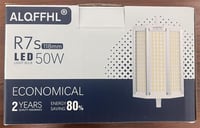 ALQFFHL R7S LED lámpa 118mm, szabályozható, 50W, 3000K meleg fehér, 4000lm, halogén helyettesítő 10