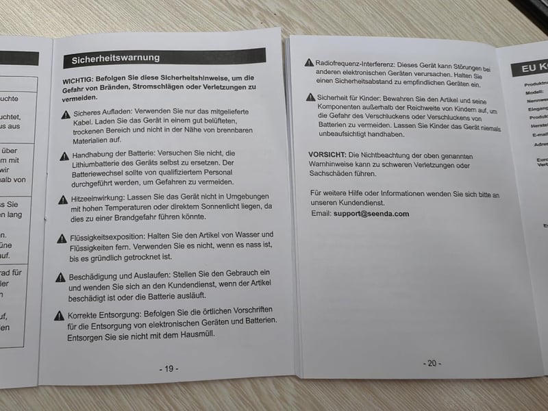 seenda Vezeték Nélküli Billentyűzet és Egér Szett - Újratölthető, Ultravékony Alumínium QWERTZ Billentyűzet, 2.4G Technológia, Windows Kompa