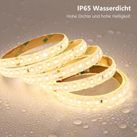 BENLUN 48V LED Szalag 20m - 4000K Természetes Fehér IP65 Vízálló Kültéri-Beltéri LED Csík 150W Öntapadós Vágható Tápegységgel EU Csatlakozóv 2