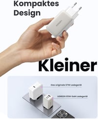 UGREEN Nexode 65W GaN USB-C töltő 3 porttal, iPhone 15, MacBook, Samsung S24 kompatibilis 7