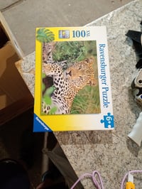 Puzzle Ravensburger VIO a Leopard 100 dielikov XXL pre deti od 6 rokov - 13345 Skladačka (Použité) 2
