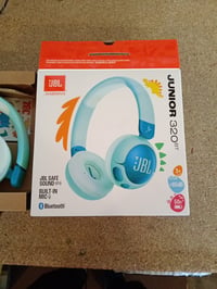 JBL Junior 320 BT Bluetooth On-Ear Gyerek — hibás, részben működik: jobb oldali fejhallgató nem működik (állapot: lásd a 2. képet) 3
