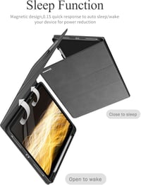 AUAUA iPad Pro 12.9 Tok 2018-2022 Modellekhez (3/4/5/6. Generáció) - PU Bőr Védőtok Apple Pencil Tartóval, Automatikus Alvás/Ébresztés Funkc 7