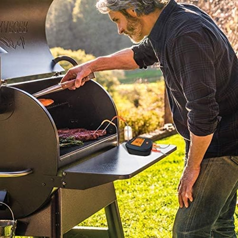 Inkbird IBBQ-4T WiFi Grillhőmérő 4 Szondával - Vízálló, USB Tölthető, Mágneses Húshőmérő Dupla Riasztással, Telefonos Applikációval