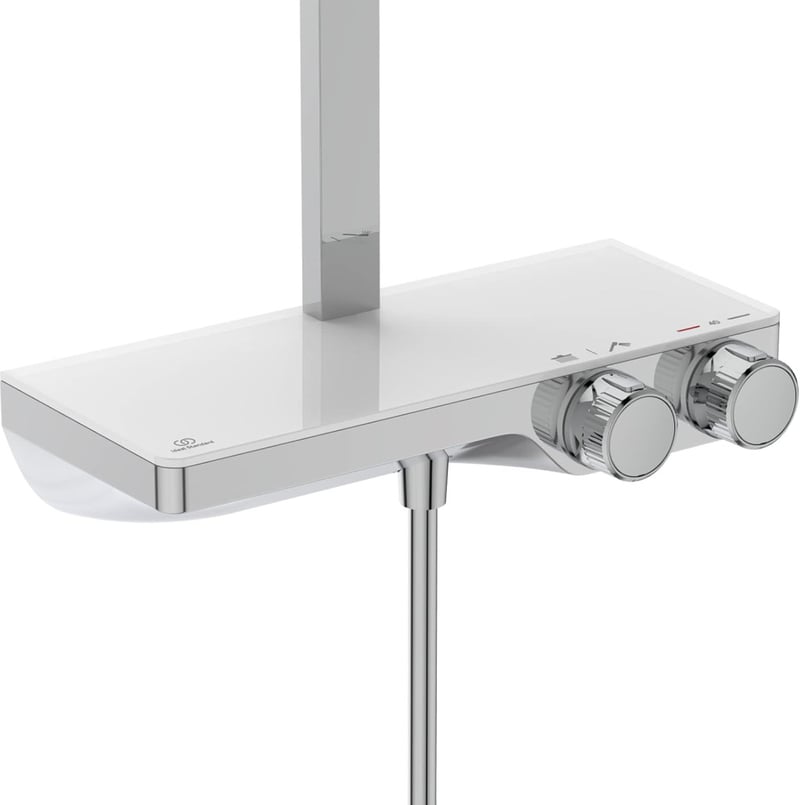 Ideal Standard Ceratherm S200 A7332AA Felszerelhető Zuhanyszett - Króm Kivitel, Sárgaréz Anyag, Fali Rögzítésű Zuhanyrendszer