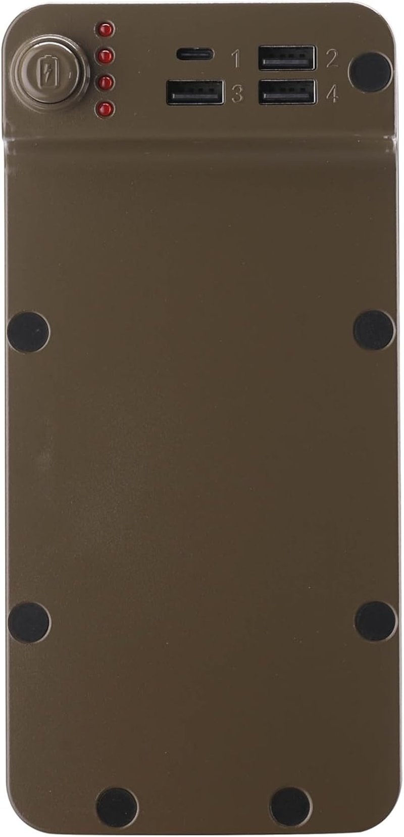 New Direction Tackle Zöld Power Bank 18200 mAh - Gyorstöltő Külső Akkumulátor 3 USB-A és 1 Type-C Porttal iPhone, Samsung, Android Készüléke