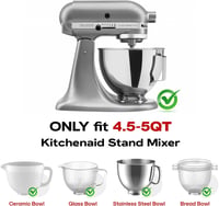 KitchenAid robotgéphez kiöntésvédő fedél, 4,5-5 literes keverőtálhoz, átlátszó 5