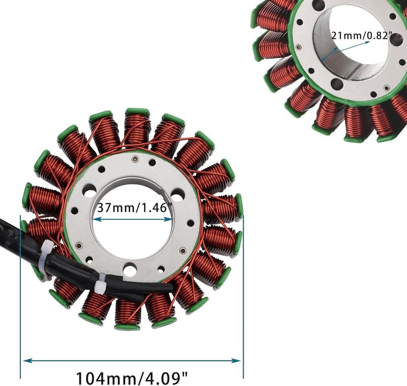 GOOFIT 18 Tekercses Gyújtás Generátor - Suzuki GSXR600 GSXR 600 750 1000 Motorokhoz (2000-2005) - Magneto Állórész Alkatrész