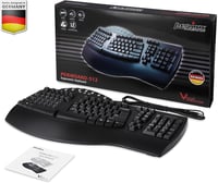 Perixx PERIBOARD-512 Nagy Méretű Ergonomikus Vezetékes USB Billentyűzet Windows Rendszerhez - Fekete, AZERTY, 7 Multimédia Gombbal 6