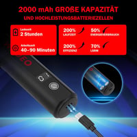 WADEO 8V 100W Mini Csiszológép LED-del, 157 Tartozékkal, Barkácsoláshoz 3