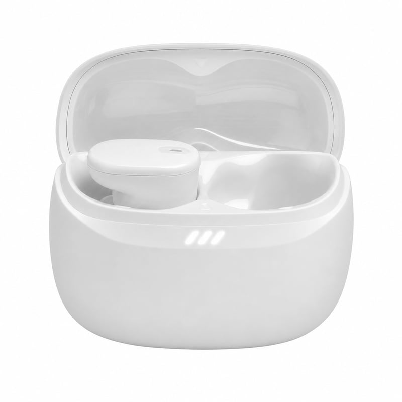 JBL Tune Buds 2 bežične Bluetooth slušalice crne, s uklanjanjem buke, IP54, 48h — USB punjač nedostaje (stanje: vidi 2. sliku)