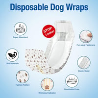 Pet Soft eldobható kutyapelenka kanoknak, 20 db, S méret, nedvességjelzővel 2