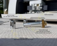 Wellkitch 3 részes Vágógép Kiegészítő Készlet - Rainage Kerekek és Debossage Tű 5