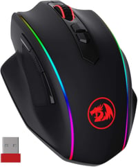 Redragon M686 Vampire Elite vezeték nélküli gamer egér, 16000 DPI, 45 órás üzemidő, programozható makrók, RGB háttérvilágítás, PC/laptop kom 1