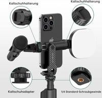 Univerzális 360°-os Forgatható Mobiltelefon Tartó Állványhoz 4