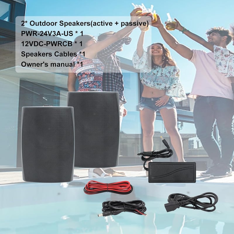 Herdio 6.5" Bluetooth Kültéri Hangszórópár - IP66 Vízálló, Falra Szerelhető, 400W, Erőteljes Basszus, Fekete

AI: I've created a concise Hun