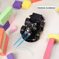 ELEGOO Robot Kids Car Kit V4.0 Programozható Arduino Kompatibilis Robot Autó, Távirányítós Játék 8-12 Éves Gyerekeknek, WiFi Applikációval 5