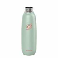 Sticlă pentru sifon din oțel inoxidabil SodaStream Fizz & Go 0,9 l, verde mentă — defectă, pentru piese: Lipsește capacul (stare: vezi a 2-a poză) 1