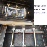 GFTIME Univerzális Gázgrill Égőcső Készlet - Állítható Rozsdamentes Acél Pótalkatrész Tepro, Campingaz, Charbroil Grillekhez - 3 db 8