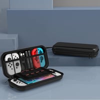Nintendo Switch OLED védőtok és kiegészítő szett, átlátszó dokkolható tokkal 4