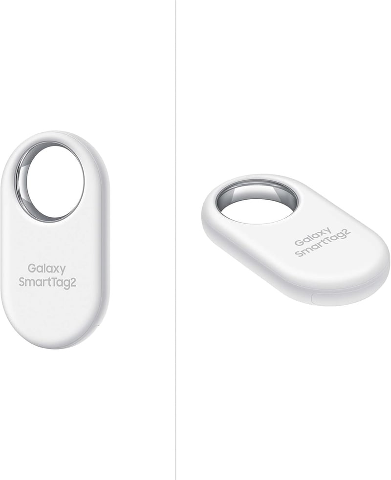 Samsung Galaxy SmartTag2 Fehér Bluetooth Nyomkövető, 500 Napos Üzemidő, Vízálló