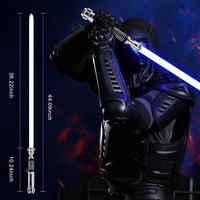 Smooth Swing Luke V3.0 Fénykard - RGB 16 Színű Mozgásérzékelős Fénykard, 16 Hangeffekttel, Fém Markolattal, USB-C Töltéssel, Felnőtteknek 7