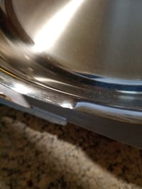 WMF Profi rozsdamentes acél serpenyő 28 cm, Cromargan bevonat nélküli, indukciós — apró horpadás a szélén (állapot: lásd a 2. képet) 2