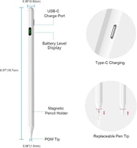 Apple iPad ceruza - Precíz, mágneses, gyorstöltős érintőtoll (2018-2022 modellekhez) 6