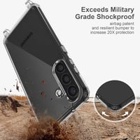 Ciciber Átlátszó Telefontok Samsung Galaxy A55 5G Készülékhez - Nyakba Akasztható Pánttal és Képernyővédővel, Tartós Védőtok Nyakpánttal 7