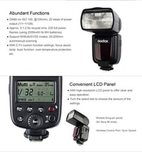 Godox TT600S 2.4G Vezeték Nélküli Vaku Sony Fényképezőgépekhez - GN60 Vakuerő, 1/8000s HSS, Master/Slave Funkció, MI Hot Shoe Csatlakozás 6
