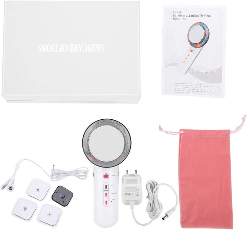 EMS Ultrahangos Cellulit Masszírozó, Fogyasztó, Vízálló, LED Fényterápiával