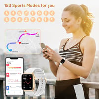 Nemheng 1,85" okosóra telefonos funkcióval, vérnyomásmérővel, 100 sportmóddal 3