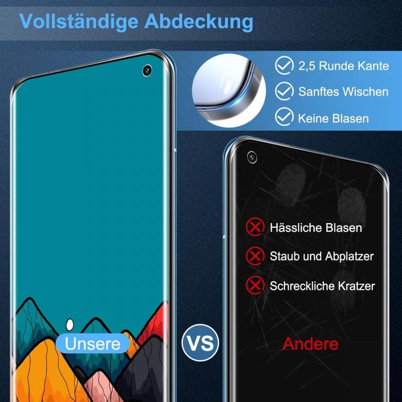 Xiaomi 11 Ultra 3D Teljes Képernyővédő Üveg, Ujjlenyomatbarát, 2db