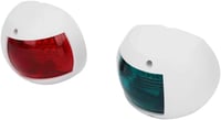Akozon LED hajólámpa szett - piros-zöld navigációs fény, vízálló, 12-24V, 3W, éjszakai horgászathoz (fehér) 8