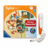 Ravensburger tiptoi Starter-Set kezdőcsomag - használt - interaktív toll és Auf dem Bauernhof könyv - 4-7 éves gyerekeknek 1
