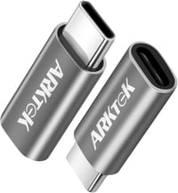 ARKTEK Lightning-USB C adapter iPhone 15, Galaxy S23, Pixel 8 töltéséhez (2db, szürke) 1