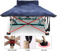 REDCAMP XXL összecsukható kemping ágy 190x71 cm matraccal felnőtteknek 4
