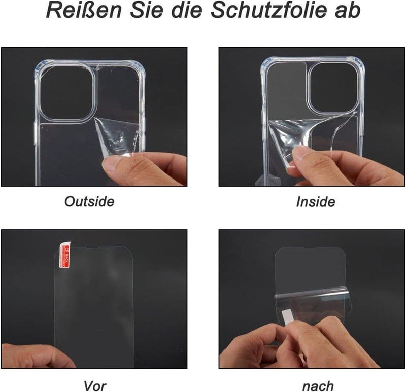iPhone 11 Pro Védőcsomag: Ütésálló Tok, Üvegfóliák, Piros Nyakpánt