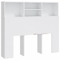 vidaXL Fehér Áthidaló Tárolószekrény 120x19x103,5 cm - Hibás — hibás, részben működik: törött hátlapelem (állapot: lásd a 2. képet) 1