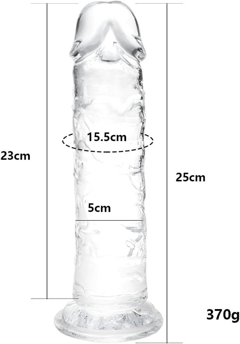King Size 25 cm-es Élethű Óriás Dildó Tapadókoronggal - Pároknak és Szólóhoz