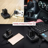 Canon LP-E6/E6N USB töltőadapter EOS R7, 5D, 6D, 7D, 90D kamerákhoz - Bontott 7