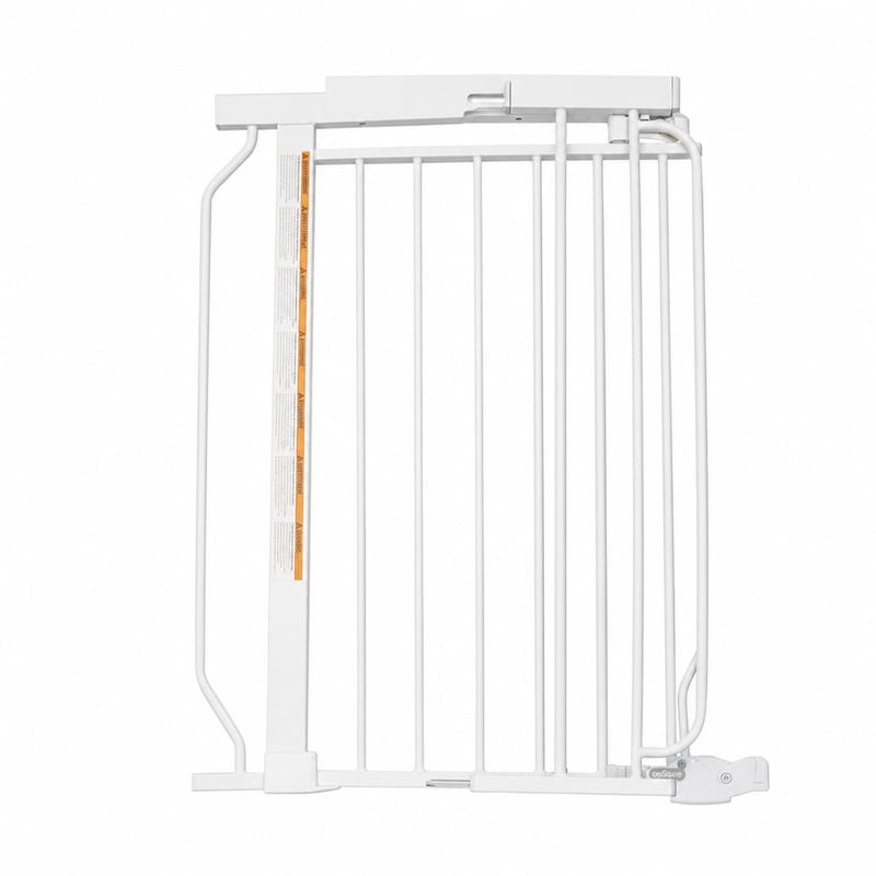Bezpečnostná zábrana Regalo Easy Step, biela, pre otvory 73,7 – 99,1 cm, pre deti a domácich miláčikov — chýbajúce montážne prvky