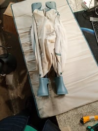 Pătuț pliant Hauck Dream N Play Plus pentru bebeluși cu fereastră XL, pliabil și portabil, culoarea Dusty Blue 3