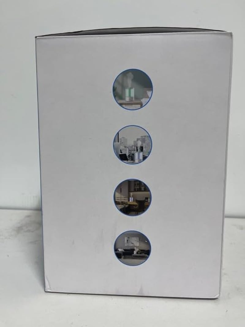 Maxcio 2,5L-es ultrahangos párásító, 3 ködmóddal, időzítővel és LED éjjeli fénnyel