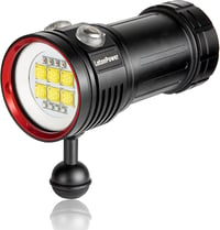 LetonPower L24 Búvárlámpa 12000 Lumen Fényerővel - 100m Vízálló Víz Alatti Zseblámpa Videó Világítás USB-C Töltéssel Professzionális Víz Ala 8