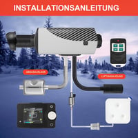 Likaci 5-8KW Bluetooth-os dízel fűtés, LCD kijelzővel, autóhoz, lakóautóhoz, 12V/24V 3