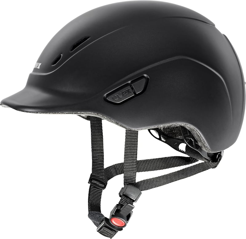 Uvex Kidoxx Könnyű Gyermek Lovaglósisak - Állítható Méret 49-54 cm 3XS-XS - Optimális Szellőzés - Matt Fekete - Black mat.