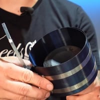 CCLIFE Dugattyúgyűrű Feszítő Pánt 75 mm - Acélötvözet Dugattyúgyűrű Összehúzó 53-125 mm Átmérőhöz, Gumírozott Fogantyúval 6